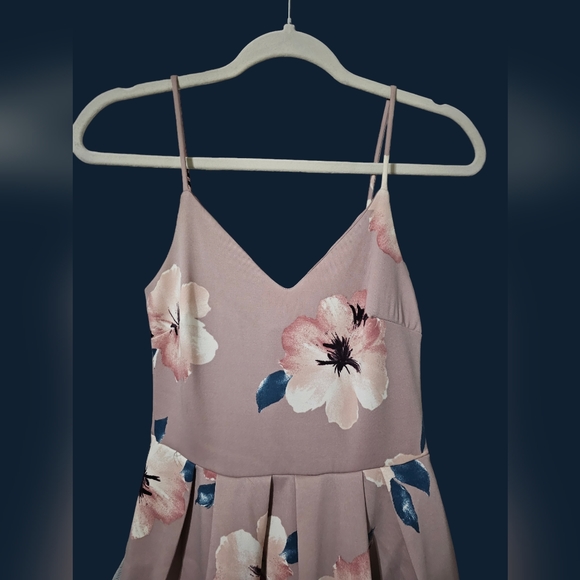 Mauve floral dress - Picture 3 of 3